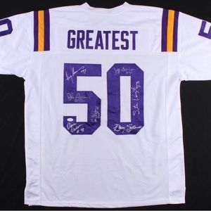 Vikings 50 Greatest Jersey Signed